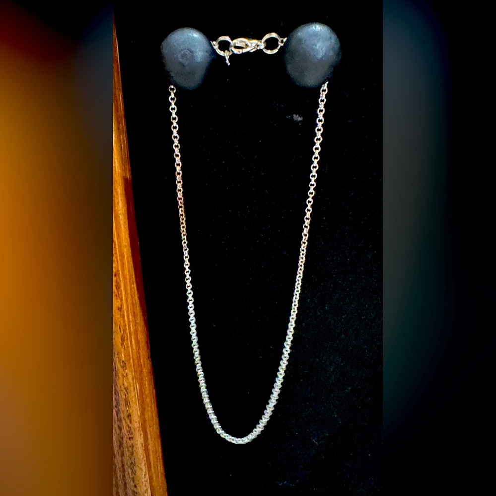 Plain silver chain